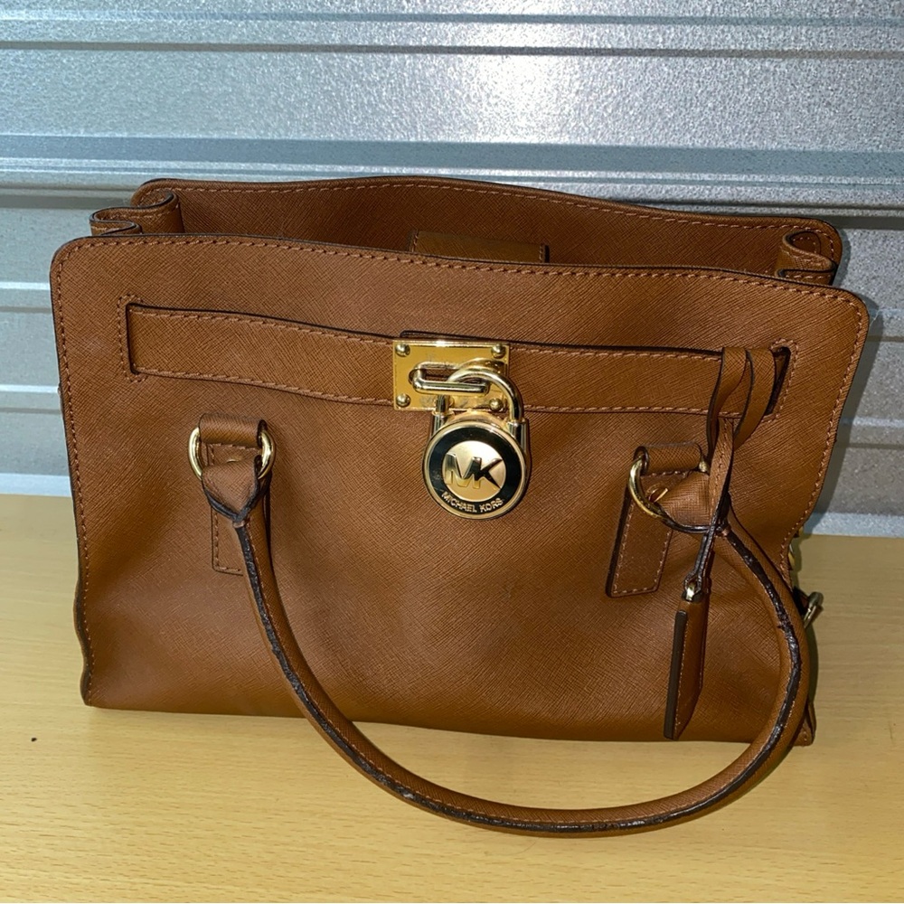 Michael Kors Tan Leather Satchel